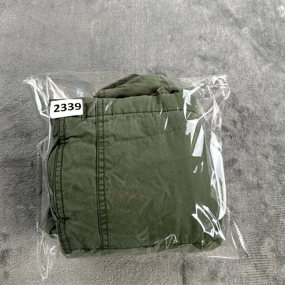 Gap Baby Kids unisex Hooded Zip/ Button Up Army Jacket Size 4 Army Green - Picture 9 of 9